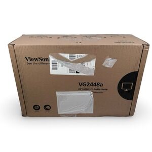 ViewSonic VG2448a 24 Inch Full HD LED Backlit Ergonomic Monitor New Sealed